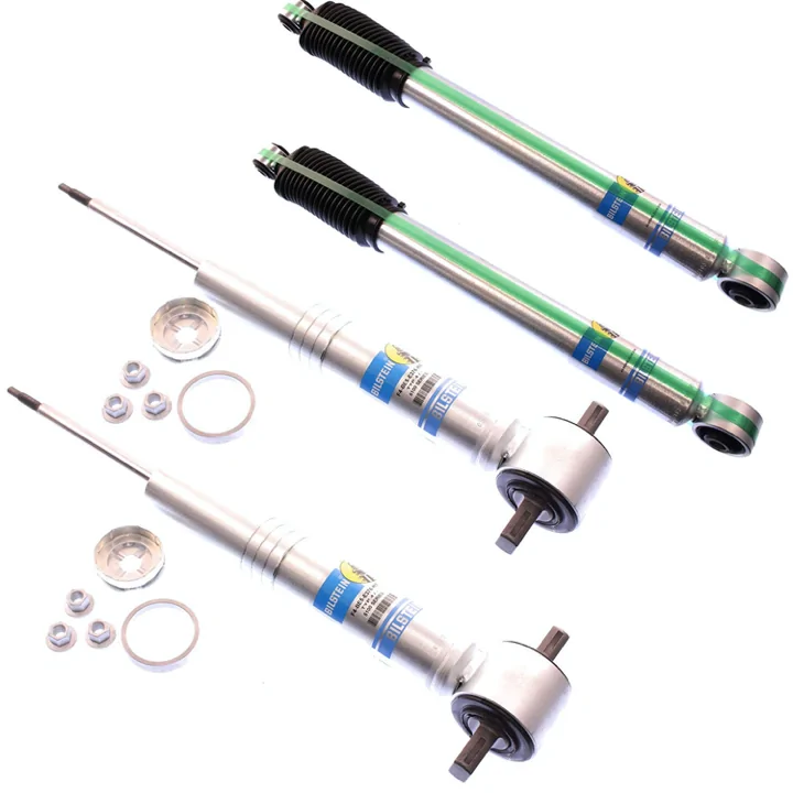 07-'13 Chevy / GMC Sierra 1500 4WD Bilstein 5100 6" Front & 4" Rear Lift Shocks-24-186940-24-186636