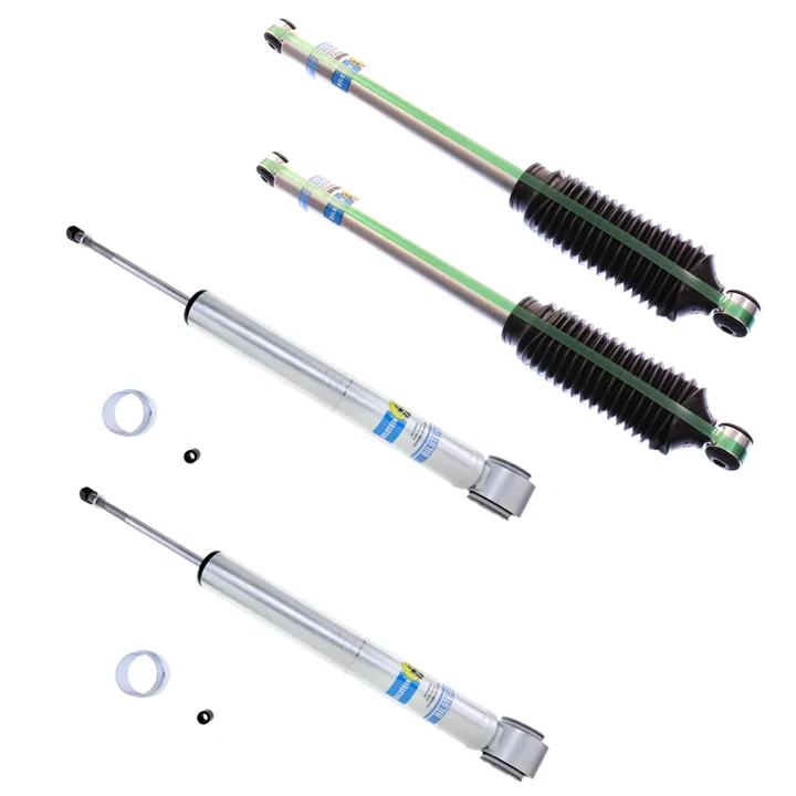 09-'13 Ford F-150 4WD Bilstein 5100 0-2" Front & 0-1" Rear Lift Shocks-24-239394-33-187501