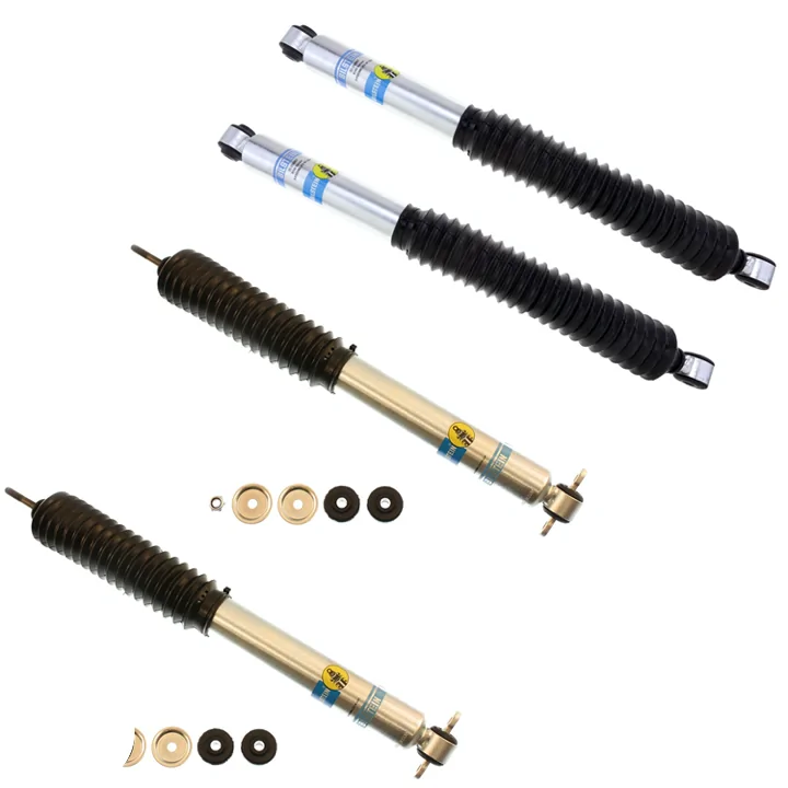 99-04 JEEP Grand Cherokee (WJ) 4WD Bilstein 5100 1.5-2" Front & Rear Lift Shocks-24-185622-33-236957