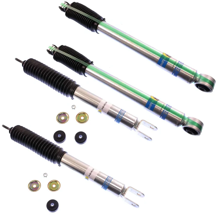 99-'06 Chevy / GMC Sierra 1500 4WD Bilstein 5100 6" Front & 3" Rear Lift Shocks-24-185950-24-186636