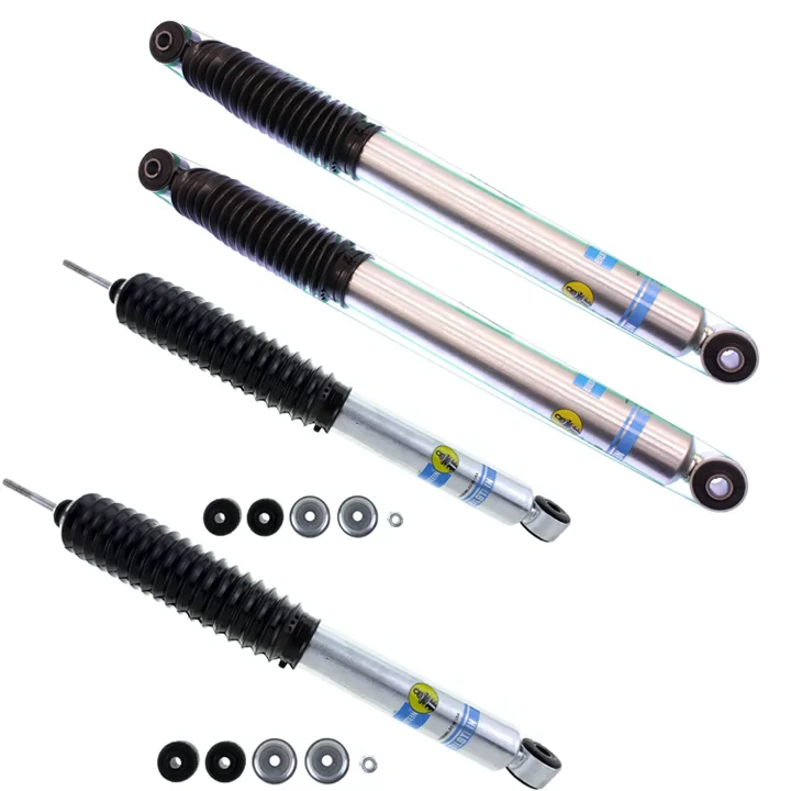 99-'10 Chevy/GMC Sierra 2500HD 4WD Bilstein 5100 4" Front & 2" Rear Lift Shocks-24-187183-24-191203