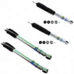 99-'10 Chevy/GMC Sierra 2500HD 4WD Bilstein 5100 6" Front & 4" Rear Lift Shocks-24-187183-24-186636