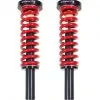 BOSS 0-3 Lift Front Coilovers for 2009-2013 Ford F150 Red with carbon fiber weatherwrap