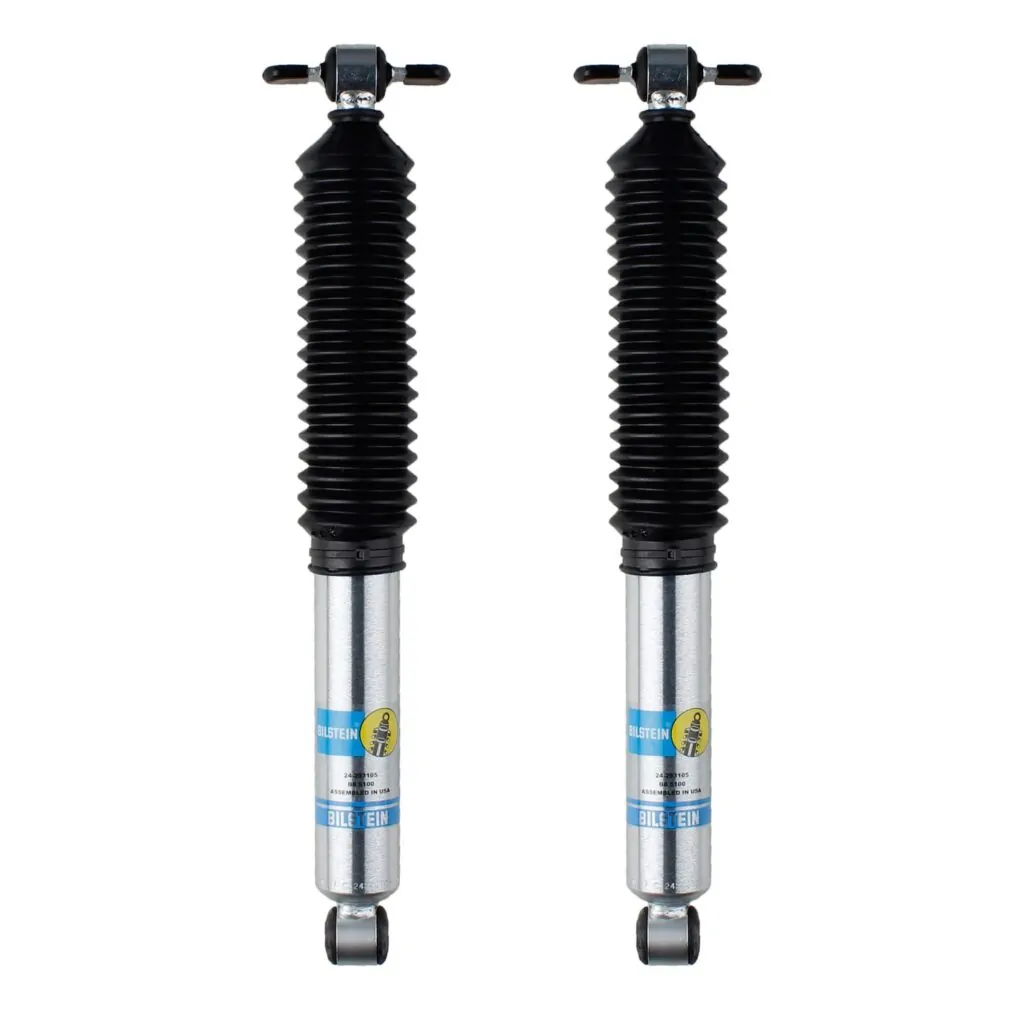 Bilstein 5100 0-2" Rear Lift Shocks for 1996-2006 Jeep Wrangler TJ 4WD