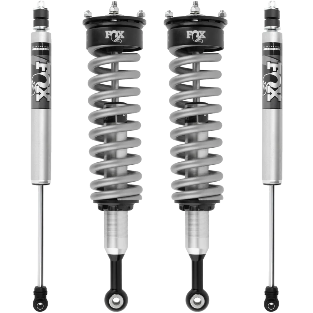 Fox 0-2" Front 0-1" Rear Lift Shocks for Toyota Tacoma 05-15 4WD