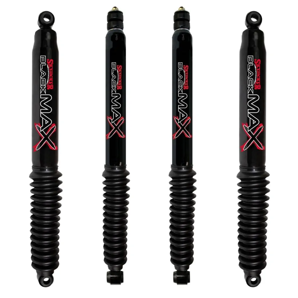 00-06 Chevy Tahoe 4WD 5-6" Fr 3-6" Rear Lift Skyjacker Black MAX Shocks