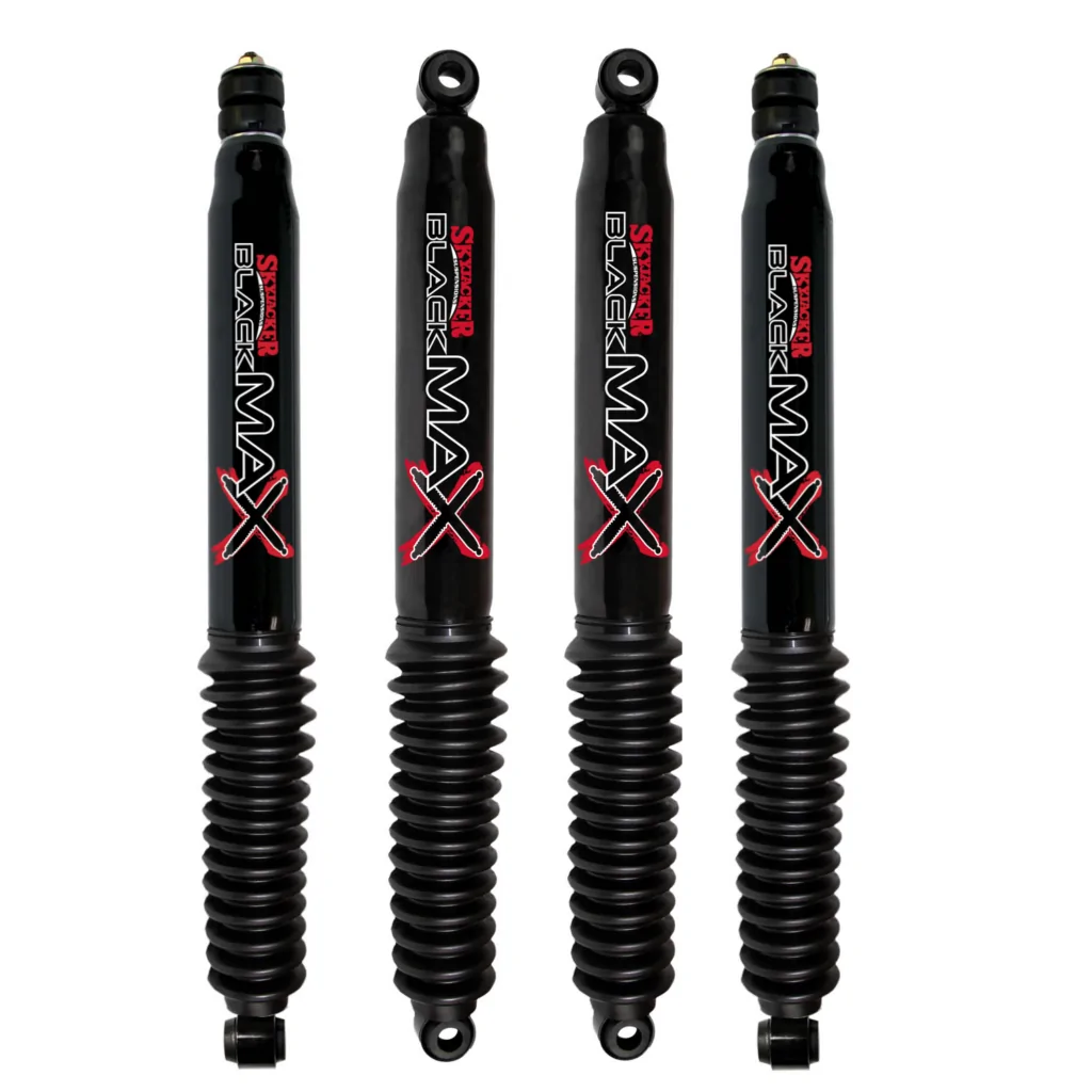 05-16 Ford F350 Super Duty 4WD 8.5 Lift Skyjacker Black MAX Shocks