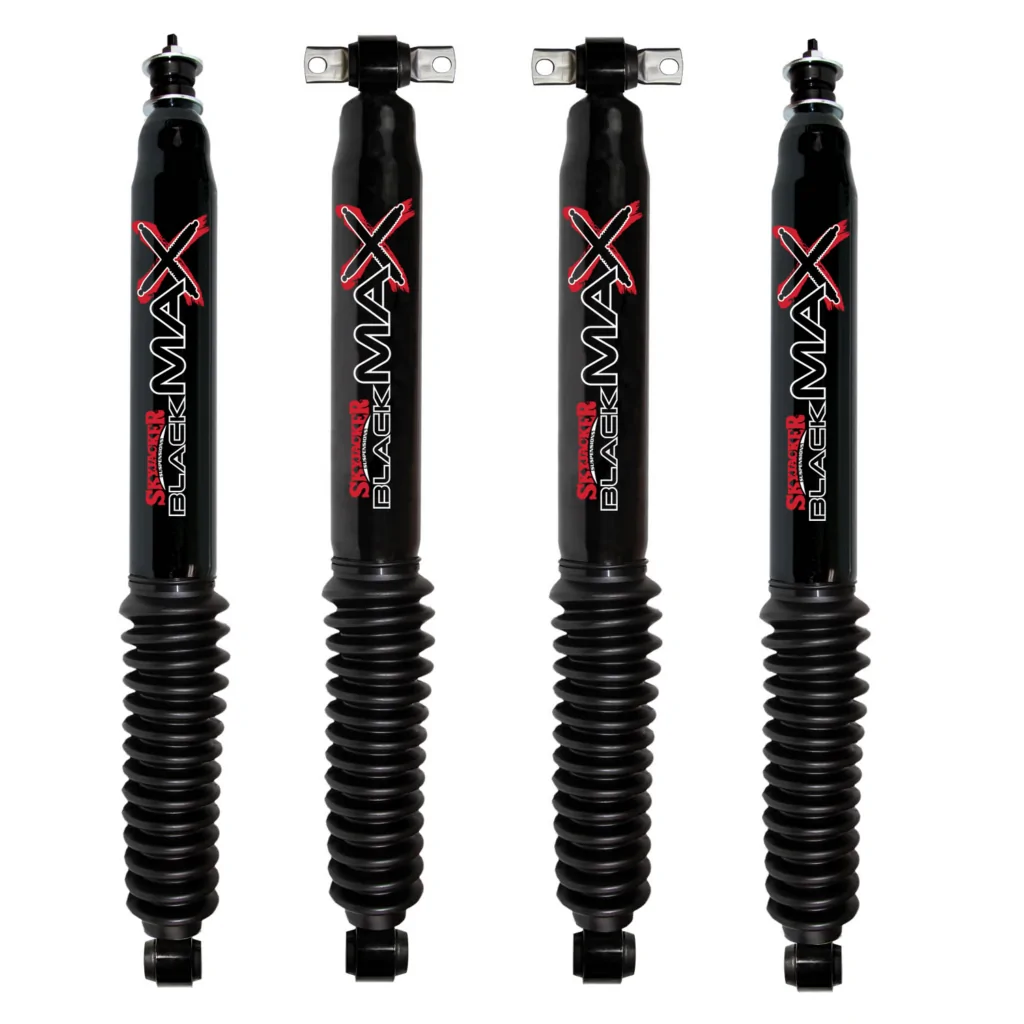 07-18 Jeep Wrangler 4Dr 4WD 0-1 Lift Skyjacker Black MAX Shocks