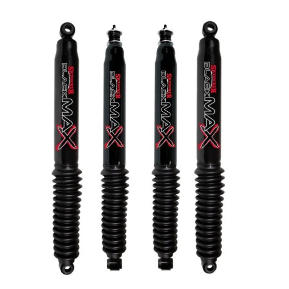 67-77 Ford Bronco 4WD 6.5-8 Fr 5.5-10 Rear Lift Skyjacker Black MAX Shocks