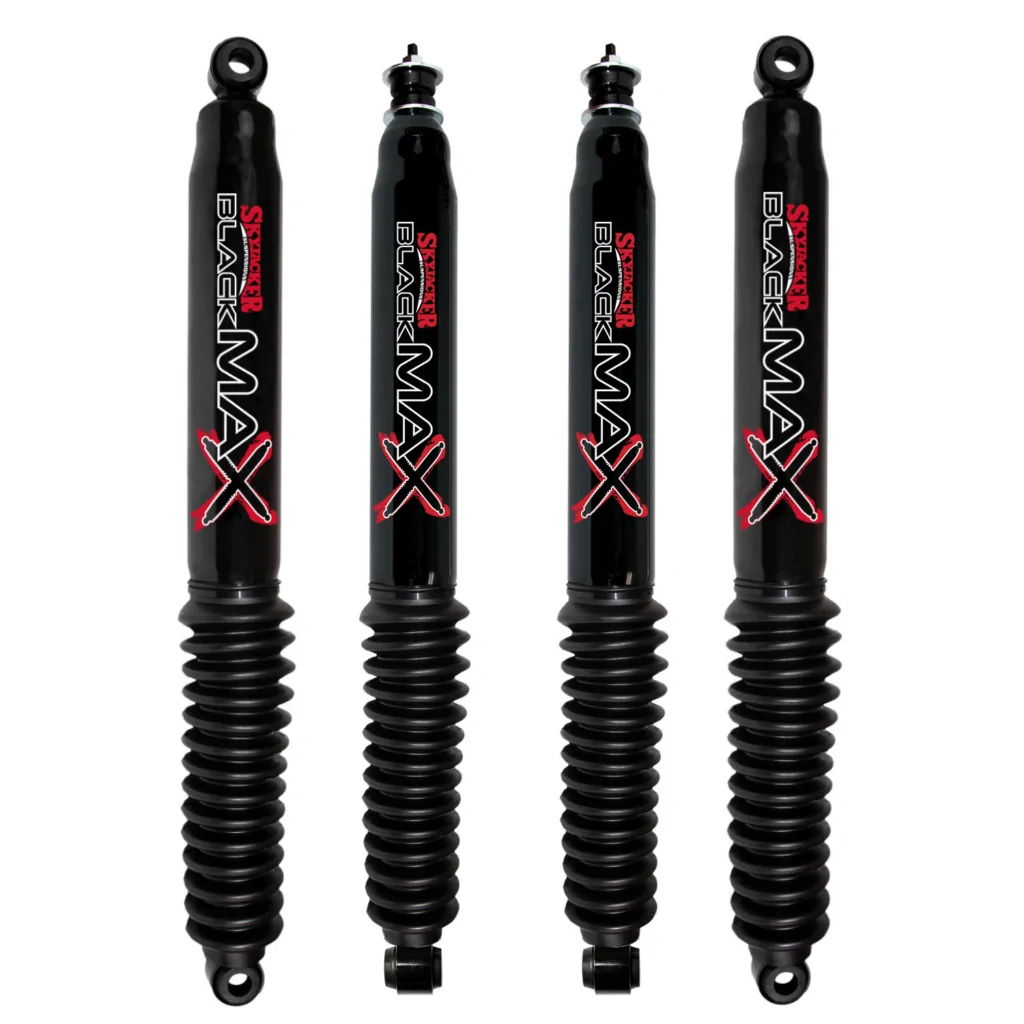 86-89 TOYOTA LC FJ60 4WD 0-2 Lift Skyjacker Black MAX Shocks