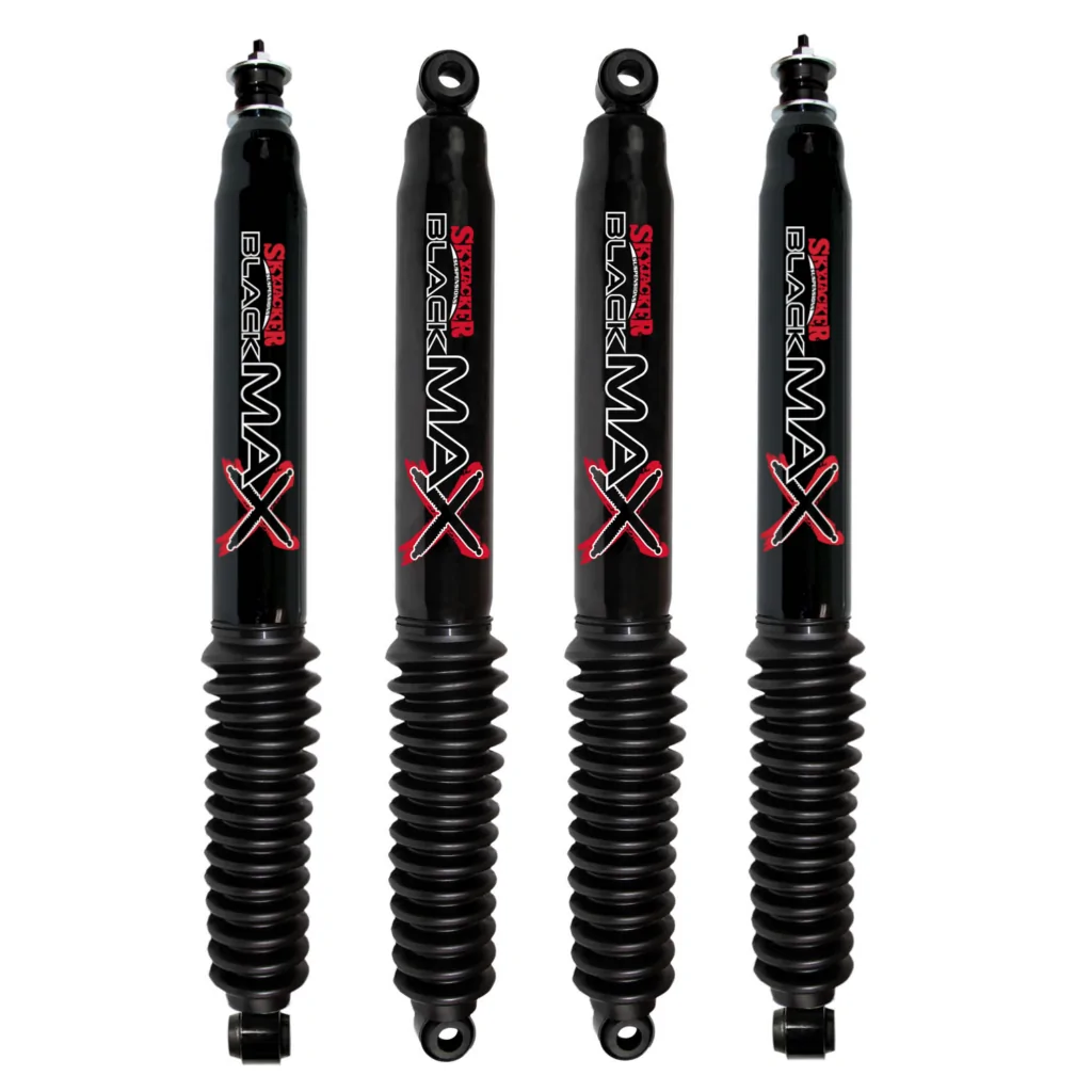 99-04 Ford F-250 2WD 6-8 Fr 7-8 Rear Lift Skyjacker Black MAX Shocks