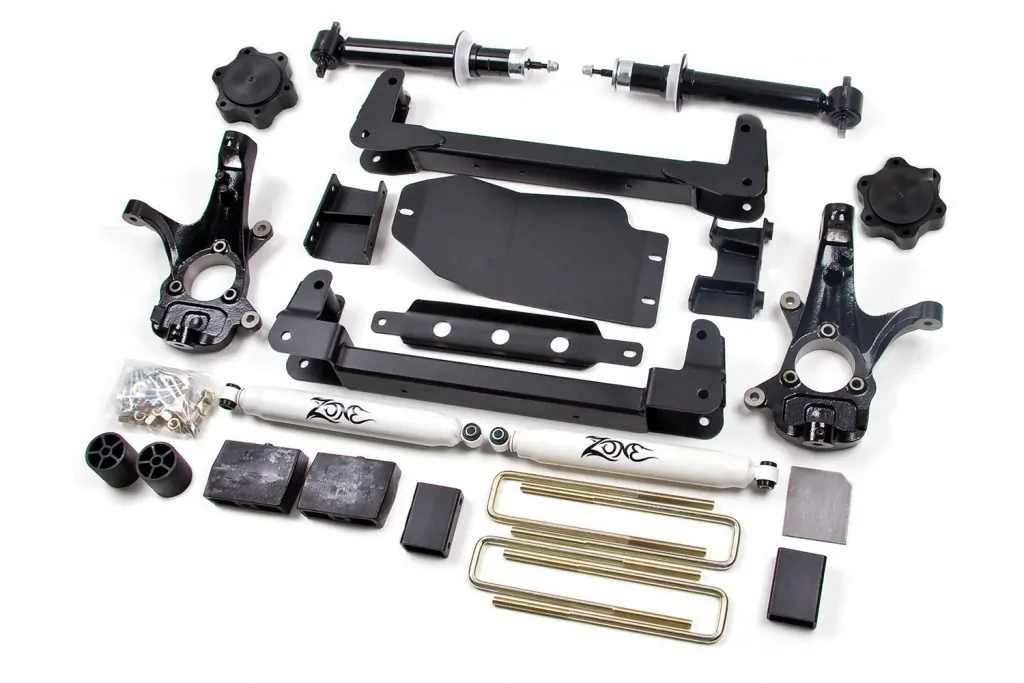 Zone Offroad 4.5" IFS System Lift Kit 2007-2013 Silverado/Sierra 1500 4WD