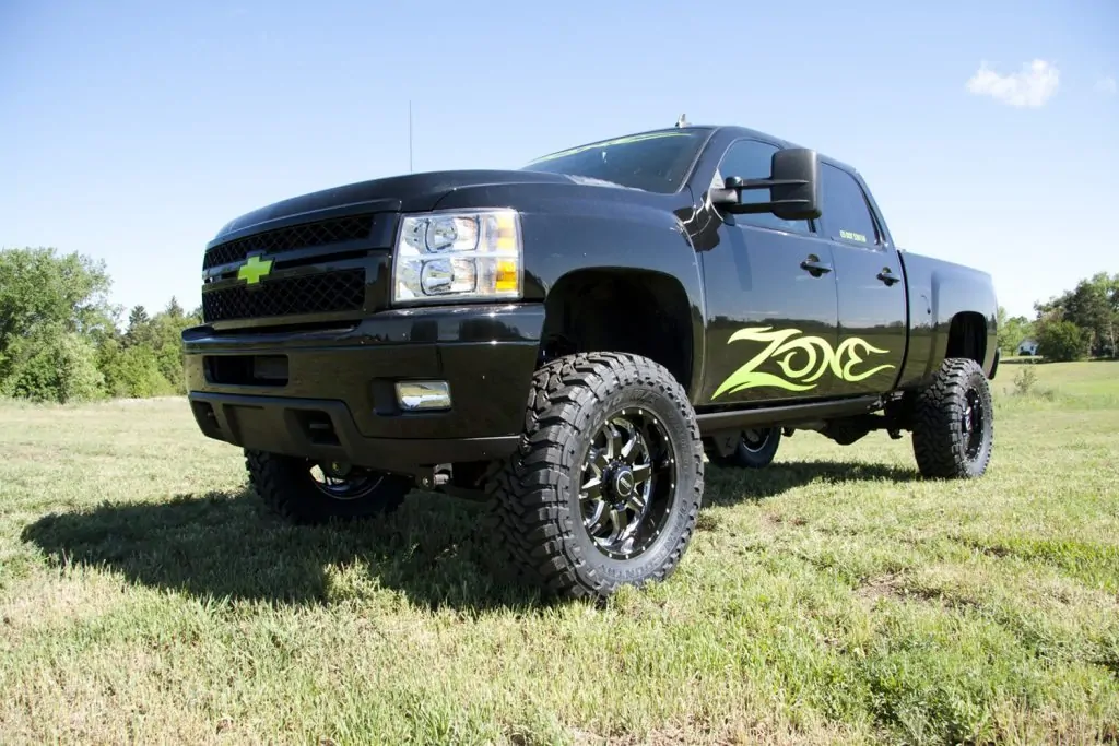 Zone Offroad 5" Knuckle & Bracket Kit Lift Kit 2011-2016 Silverado/Sierra 2500HD/3500HD