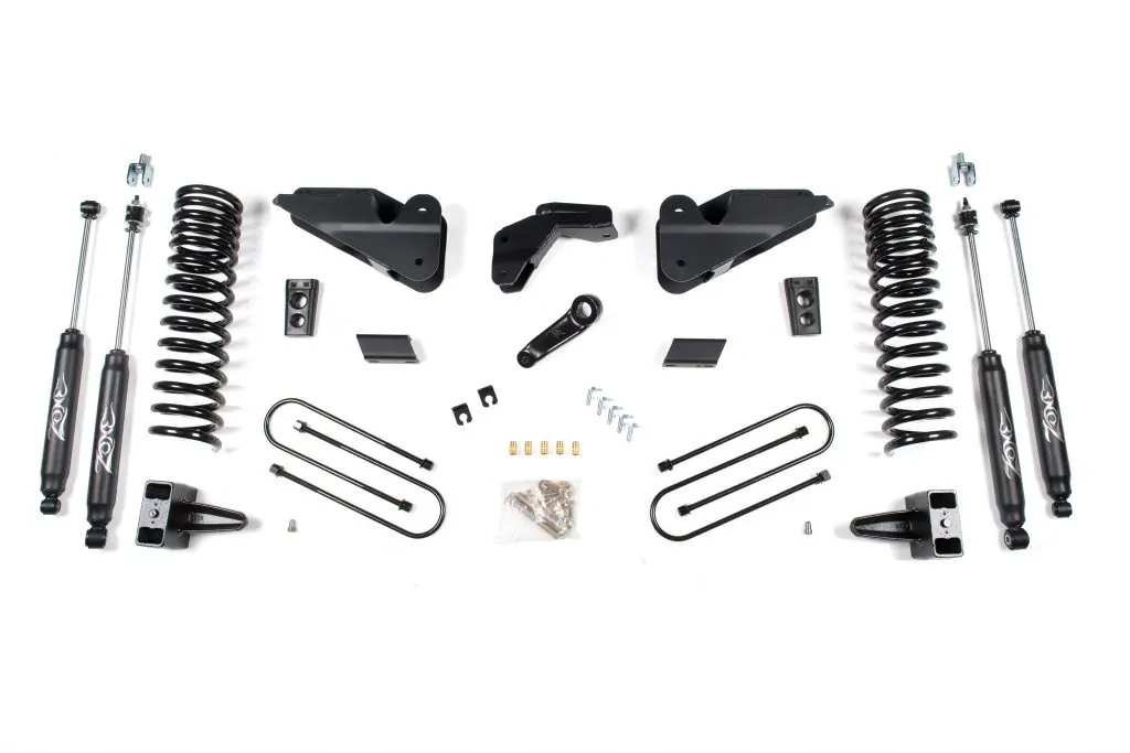 Zone Offroad 5.5" Radius Arm Drop Brackets Lift Kit 2013-2017 Ram 3500 (GAS)