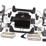 Zone Offroad 5" Knuckle and Bracket Kit Lift Kit 2011-2019 Silverado/Sierra 2500HD/3500HD