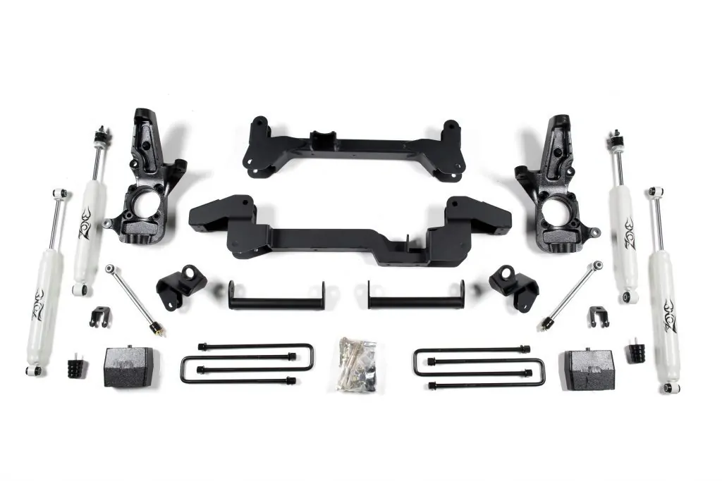 Zone Offroad 6" IFS Knuckle & Bracket Kit Lift Kit 2001-2010 Chevy/GMC 2WD