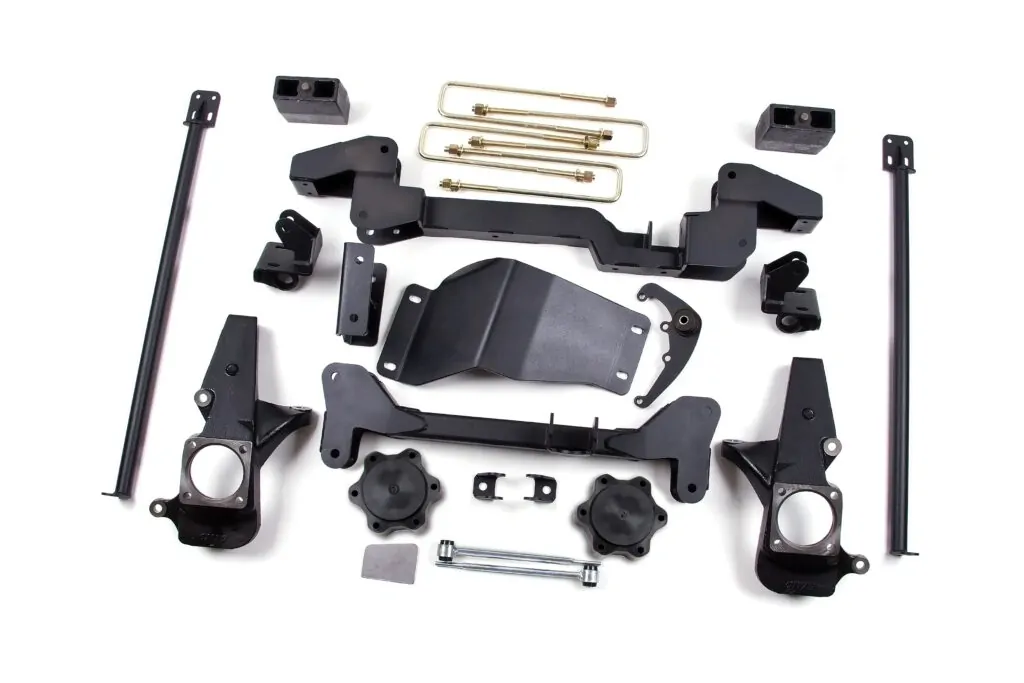 Zone Offroad 6" Knuckle and Bracket Kit Lift Kit 2001-2010 Chevy/GMC 4WD