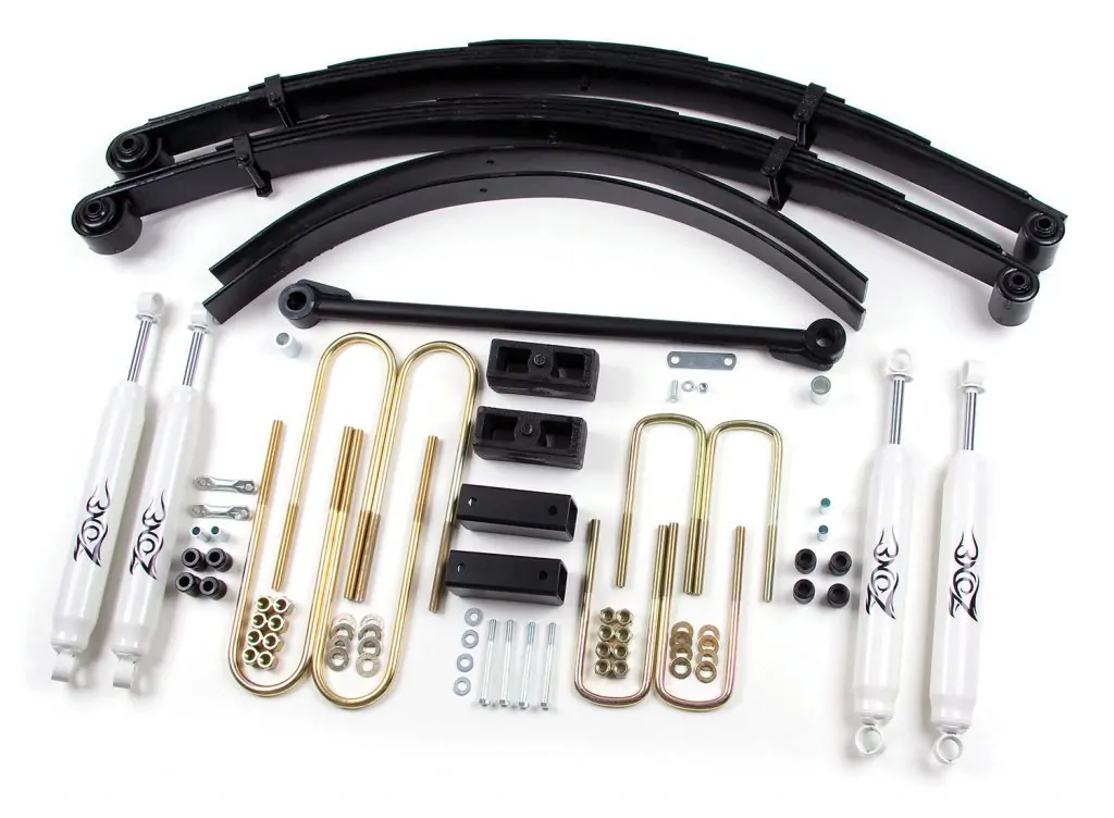 Zone Offroad 6" Leaf Springs Lift Kit 2000-2005 Ford Excursion 4WD