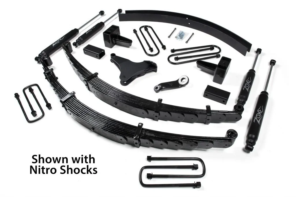 Zone Offroad 6" Spring Lift Kit 1999-2004 Ford F250/F350 4WD