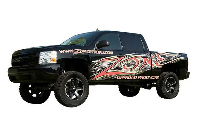 Zone Offroad 6.5" IFS System Lift Kit 2007-2013 Silverado/Sierra 1500 4WD