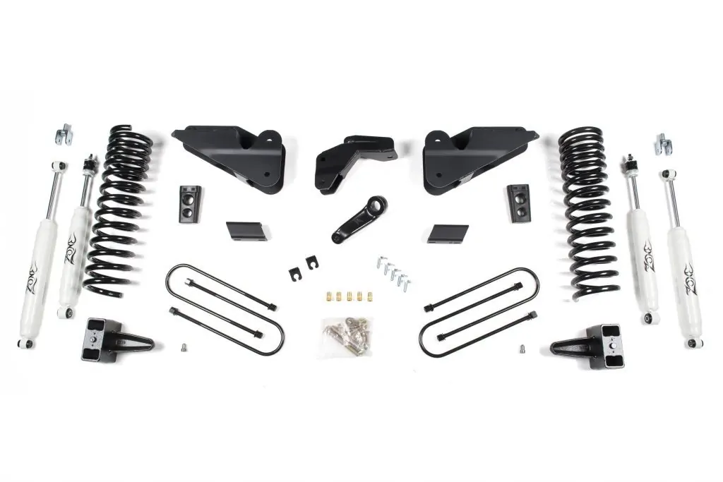 Zone Offroad 6.5" Radius Arm Drop Brackets Lift Kit 2013-2017 Ram 3500 (DIESEL)