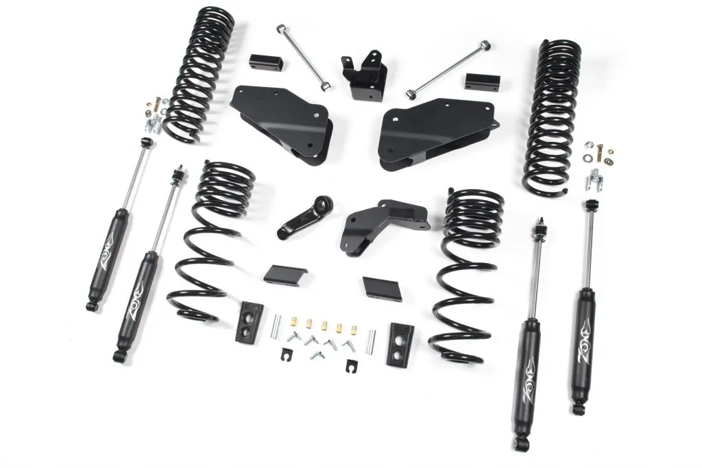 Zone Offroad 6.5" Radius Arm Drop Brackets Lift Kit 2014-2018 Ram 2500 4WD DIESEL