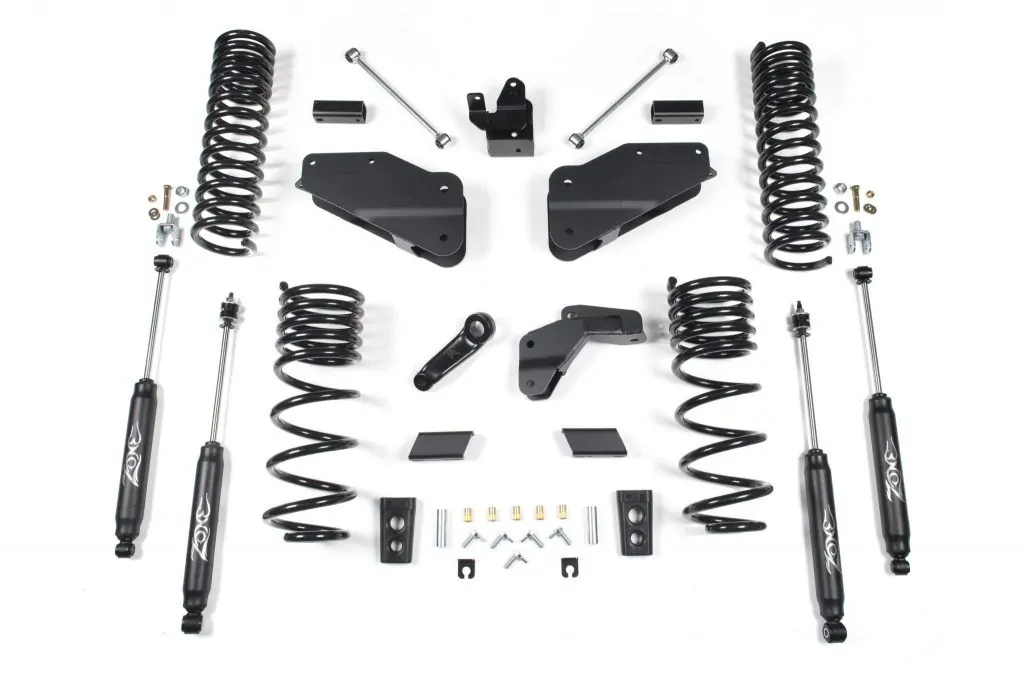 Zone Offroad 6.5" Radius Arm Drop Brackets Lift Kit 2014-2018 Ram 2500 4WD DIESEL