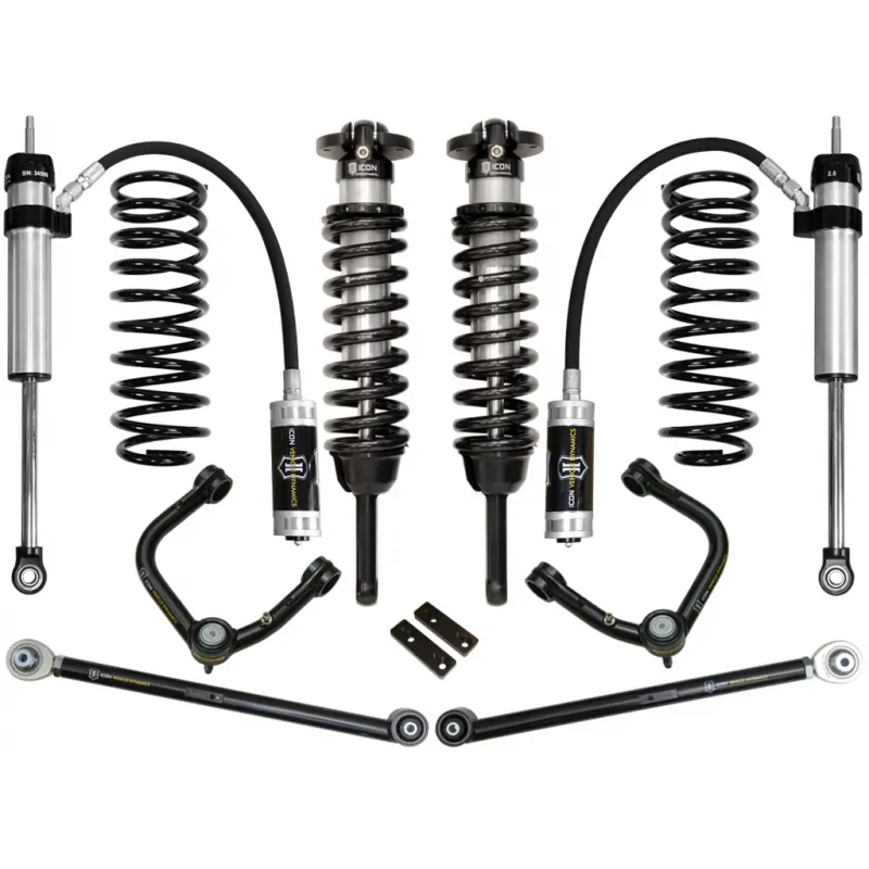 ICON 0-3.5" Lift Kit Stage 4 (Tubular) for 2003-2009 Toyota 4Runner, 2007-2009 FJ Cruiser