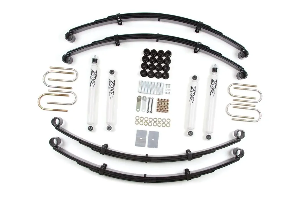 Zone Offroad 2" Leaf Springs Lift Kit 1987-1995 Jeep Wrangler YJ