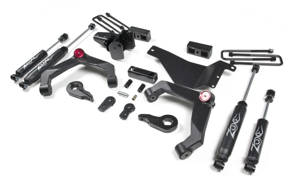 Zone Offroad 3" Upper Control Arms Lift Kit 2001-2010 Chevy/GMC 2500/3500HD 4WD