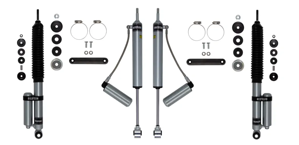 Bilstein 5160 2-2.5 Front and 0-1 Rear Lift Shocks 2014-2024 RAM 2500 4WD Diesel