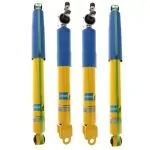 Bilstein 4600 Front & Rear Shocks for 11-'17 GMC Sierra 3500 HD 4WD