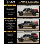 ICON 0-2.75″ Lift Kit Stage 10 (Billet) for 2016-2018 Toyota Tacoma