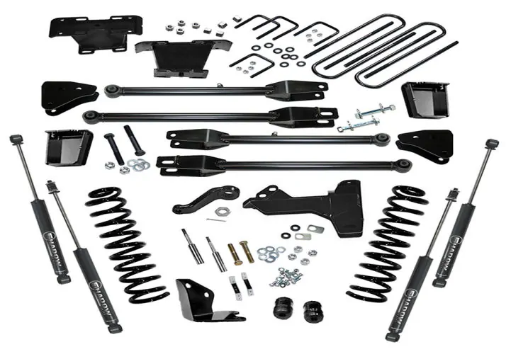 SuperLift 6" Lift Kit For 2005-2007 Ford F-250/F-350 Super Duty 4WD Diesel - w/ a 4-Link Conversion and Superide Shocks