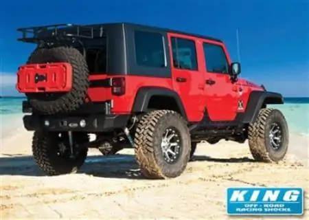 KING Performance 6" lift Rear Shocks For 2007-2018 Jeep Wrangler JK