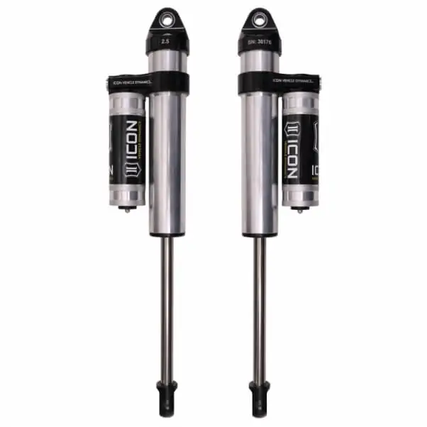 Icon 0-1.5" Rear Lift V.S. 2.5 Series Piggyback Shocks For 2007-2018 Chevy/GMC 1500