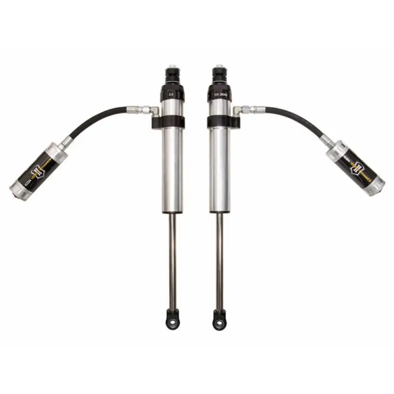 Icon 4.5" Front Lift V.S. 2.5 Series Remote Reservoir Shocks For 2003-2012 Dodge Ram 2500/3500