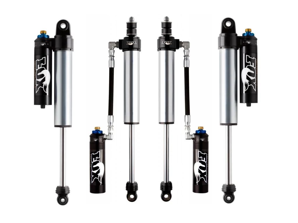 FOX 2.5 Factory Res Adj 0-1.5 Lift Shocks 2005-2007 Ford F250 4WD