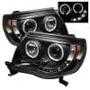 Spyder Auto 5011916 Projector Headlights - LED Halo - LED (Replaceable LEDs) - Black For 2005-2011 Toyota Tacoma