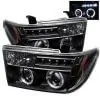 Spyder Auto 5012029 Projector Headlights - Black For 2007-13 Toyota Tundra/2008-13 Toyota Sequoia