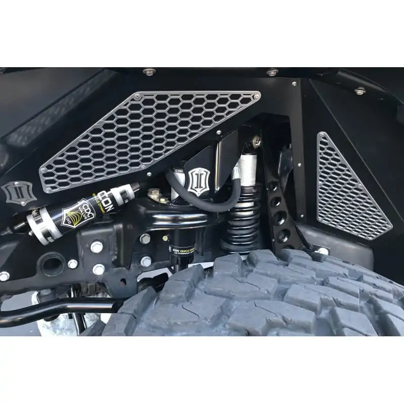 ICON For 2007-2018 Jeep Wrangler JK Modular Fender Liner Mesh Trim Kit