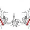 SPC Rear Lower Control Arms with xAxis Sealed Flex Joints For 1998-2007 Toyota Land Cruiser 100 Series