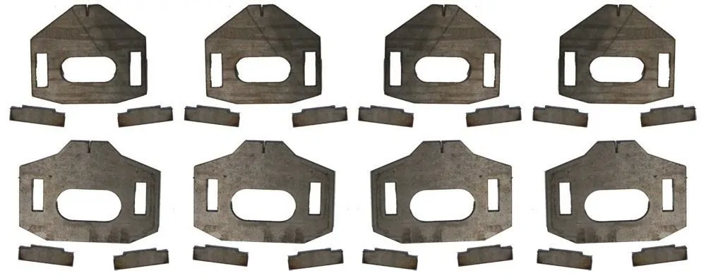 Total Chaos Lower Control Arm Cam Tab Gussets For 2010-2019 Toyota 4Runner