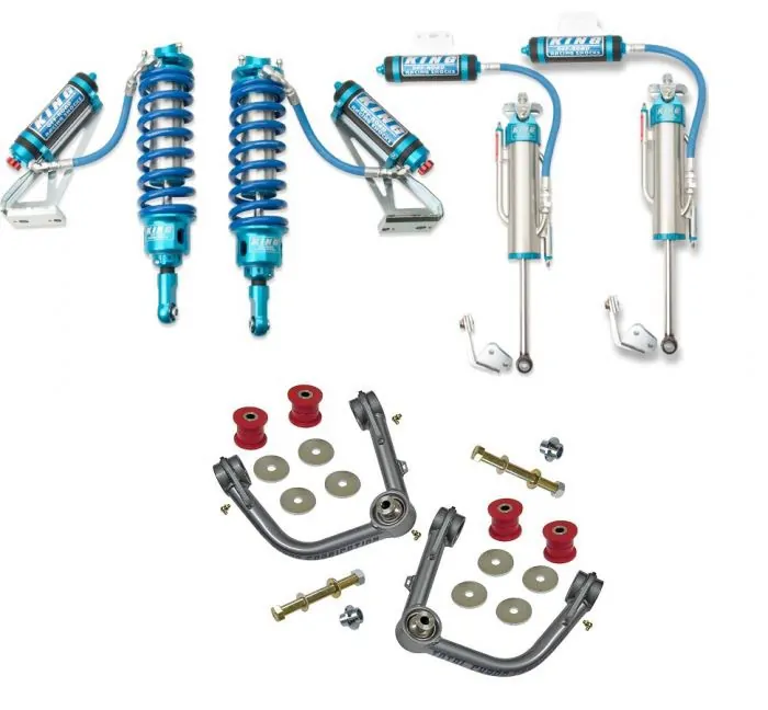 King Race Kit with 3.0 Front and Rear Shocks For 2005-2019 Toyota Tacoma 6-lug (Stage 3)