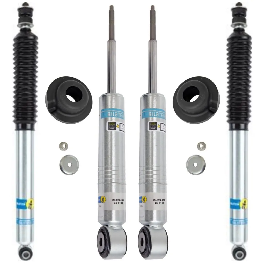 Bilstein 5100 0-2.2" Front, 0-1" Rear Shocks for 2017-2019 Nissan Titan Non HD