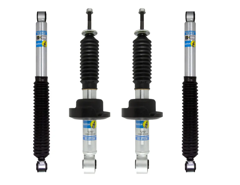 Bilstein 5100 0-2" Front, 0-1" Rear Lift Shocks for 2016-2020 Nissan Titan XD 5.0L