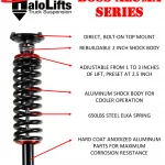 HaloLifts Boss Aluma 2.0 Ultimate 1-3" Lift Kit for 2014-2019 Ford F150