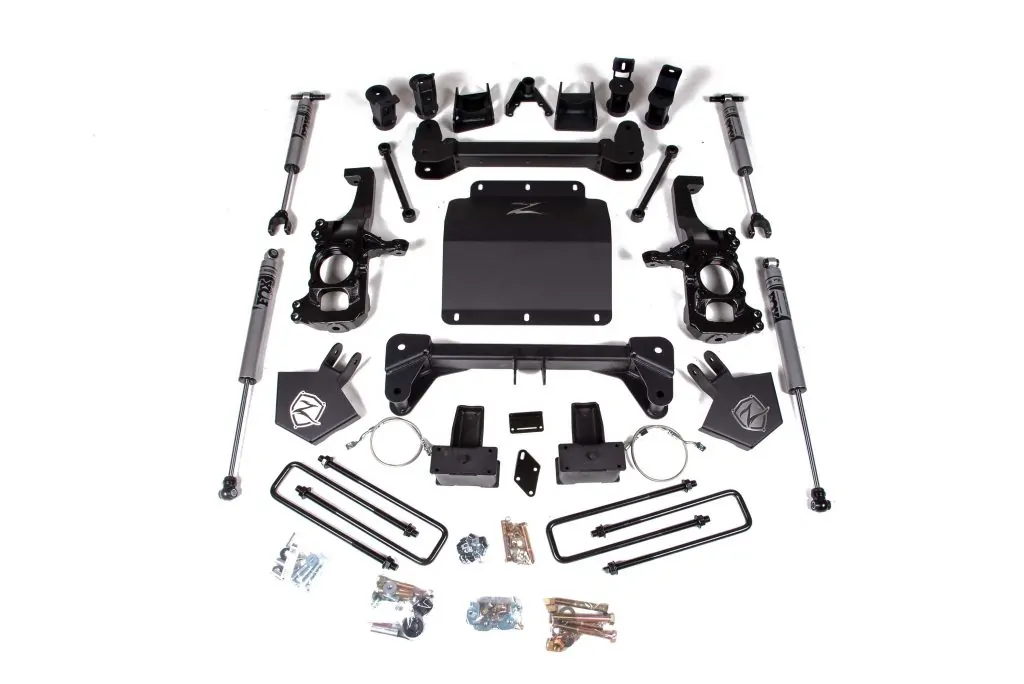 Zone Offroad 5" IFS Lift Kit w/ FOX 2.0 Shocks For 2020 Chevy Silverado 2500HD/3500HD