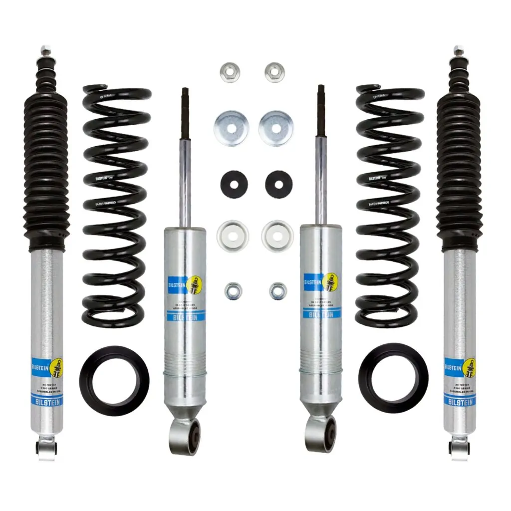 Bilstein 6112 0-2.75" Front Lift Shocks & Coils kit with rear options for 2000-2006 Toyota Tundra 4WD