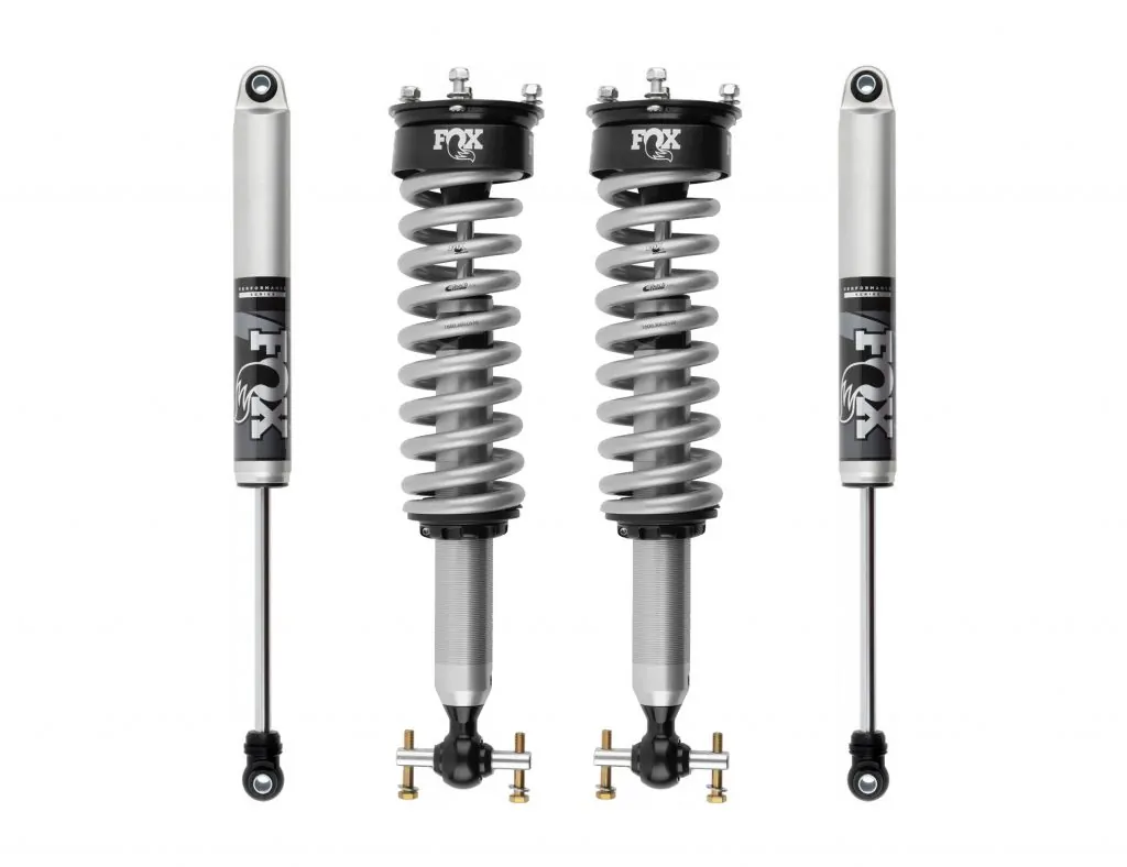 FOX Performance 0-2” Front Rear Lift Coilovers Shocks for 2019-2020 Chevy GMC Sierra Silverado 1500